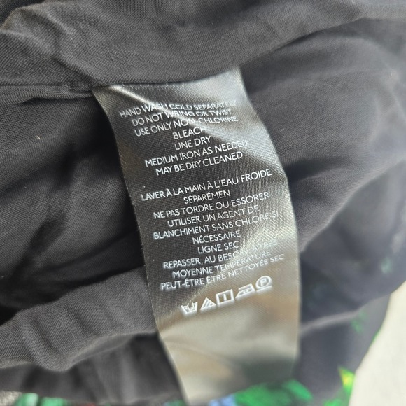 Anthropologie NWT Lacy Floral Print Dress Lace Trim Long Sleeve Dress Size 8 - Picture 8 of 14